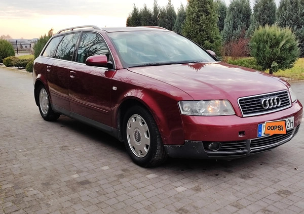 Audi A4 cena 6800 przebieg: 372000, rok produkcji 2002 z Szydłowiec małe 79